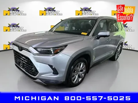 Silver 2024 Toyota Grand Highlander Hybrid for sale in Michigan Center, MI