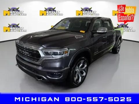 Gray 2022 Ram 1500 Limited for sale in Michigan Center, MI
