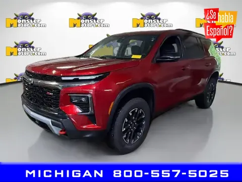 Red 2024 Chevrolet Traverse Z71 for sale in Michigan Center, MI