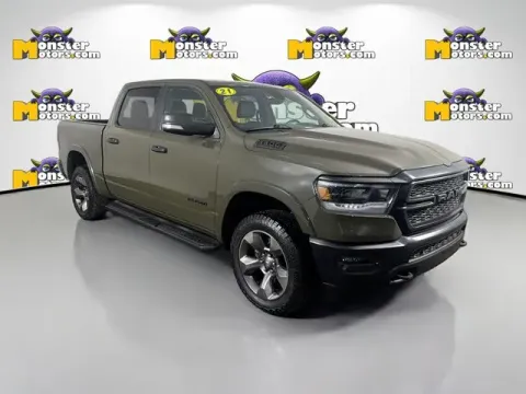 Another view of 2021 Ram 1500 Big Horn/Lone Star for sale in Michigan Center, MI at Monster Motors - Jackson, MI