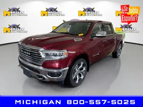 Red 2019 Ram 1500 Laramie Longhorn for sale in Michigan Center, MI