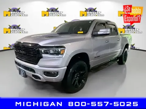 Silver 2022 Ram 1500 Laramie for sale in Michigan Center, MI