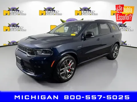 Blue 2024 Dodge Durango R/T Plus for sale in Michigan Center, MI