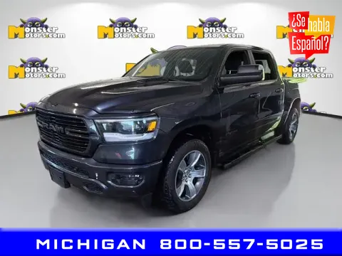 Blue 2019 Ram 1500 Rebel for sale in Michigan Center, MI