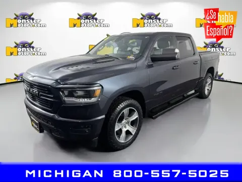 Blue 2019 Ram 1500 Rebel for sale in Michigan Center, MI