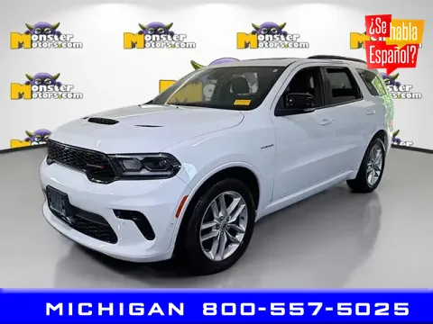 White 2024 Dodge Durango R/T Plus for sale in Michigan Center, MI