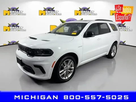 White 2024 Dodge Durango R/T Plus for sale in Michigan Center, MI