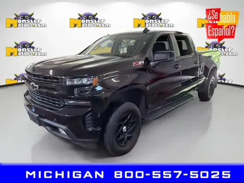 Black 2021 Chevrolet Silverado 1500 RST for sale in Michigan Center, MI