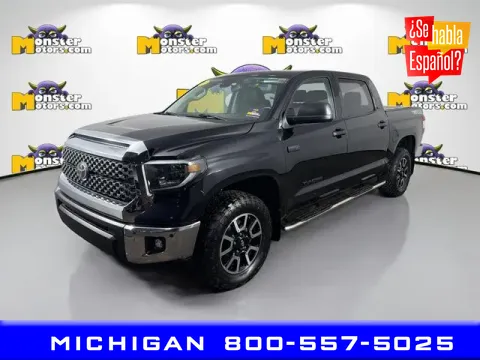 Black 2021 Toyota Tundra SR5 for sale in Michigan Center, MI