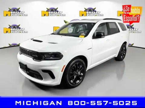 White 2024 Dodge Durango R/T Plus for sale in Michigan Center, MI