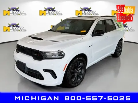 White 2024 Dodge Durango R/T Plus for sale in Michigan Center, MI