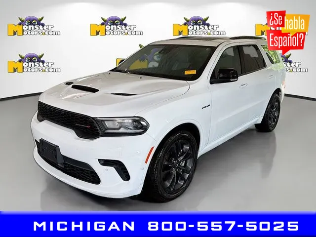 White 2024 Dodge Durango R/T Plus for sale in Michigan Center, MI
