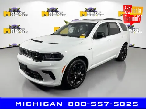 White 2024 Dodge Durango R/T Plus for sale in Michigan Center, MI