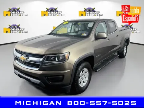 Brown 2017 Chevrolet Colorado Work Truck for sale in Michigan Center, MI