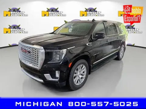 Black 2021 GMC Yukon XL Denali for sale in Michigan Center, MI