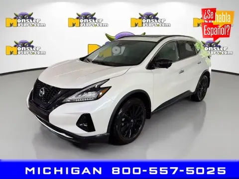 White 2021 Nissan Murano SL for sale in Michigan Center, MI