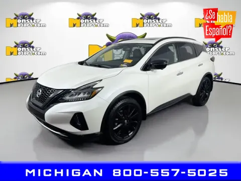 White 2021 Nissan Murano SL for sale in Michigan Center, MI