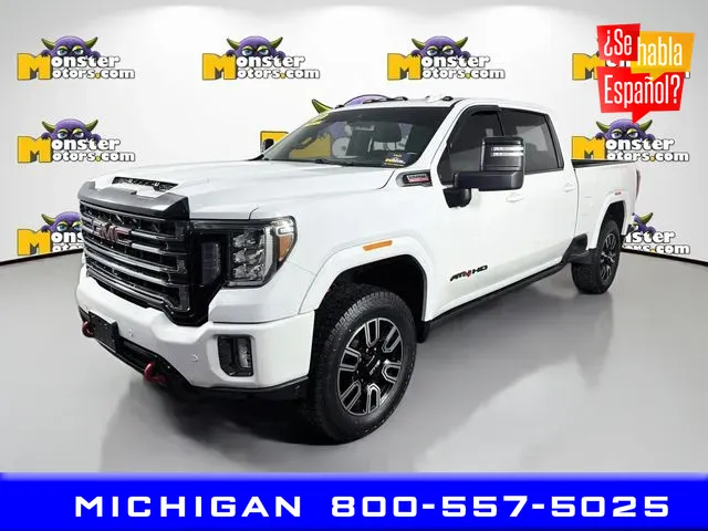 White 2022 GMC Sierra 3500HD AT4 for sale in Michigan Center, MI