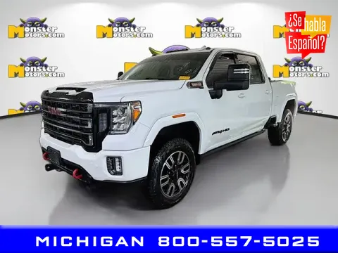 White 2022 GMC Sierra 3500HD AT4 for sale in Michigan Center, MI
