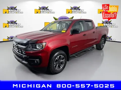 Red 2021 Chevrolet Colorado Z71 for sale in Michigan Center, MI