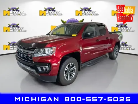 Red 2021 Chevrolet Colorado Z71 for sale in Michigan Center, MI
