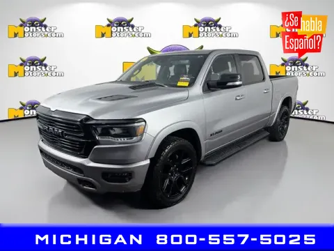 Silver 2022 Ram 1500 Laramie for sale in Michigan Center, MI