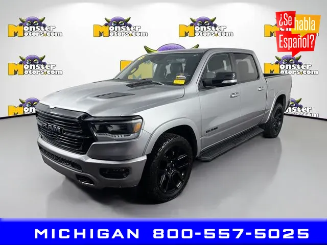 Silver 2022 Ram 1500 Laramie for sale in Michigan Center, MI