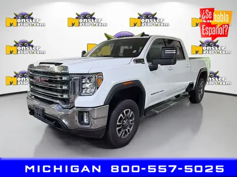 White 2022 GMC Sierra 2500HD SLE for sale in Michigan Center, MI