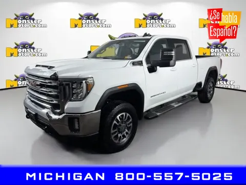 White 2022 GMC Sierra 2500HD SLE for sale in Michigan Center, MI