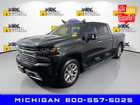Black 2019 Chevrolet Silverado 1500 High Country for sale in Michigan Center, MI