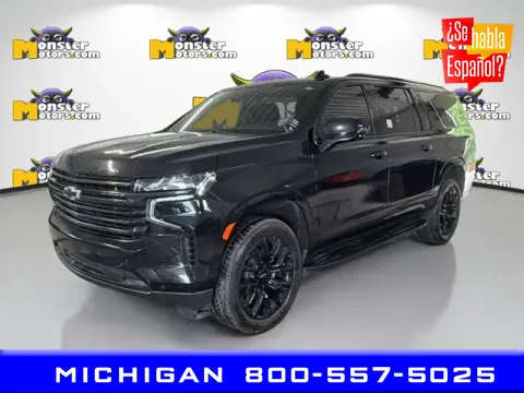 Black 2022 Chevrolet Suburban High Country for sale in Michigan Center, MI