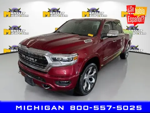 Red 2022 Ram 1500 Limited for sale in Michigan Center, MI