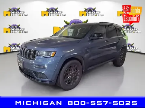 Blue 2021 Jeep Grand Cherokee Limited X for sale in Michigan Center, MI