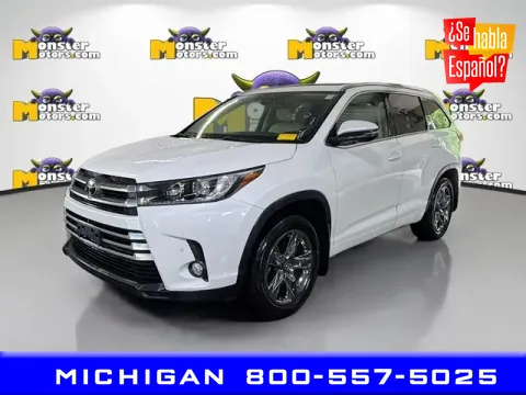 White 2018 Toyota Highlander for sale in Michigan Center, MI