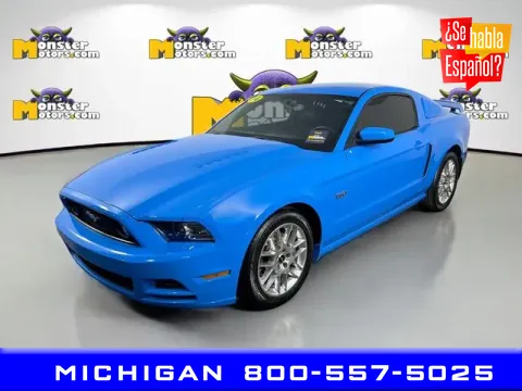 Blue 2014 Ford Mustang GT Premium for sale in Michigan Center, MI