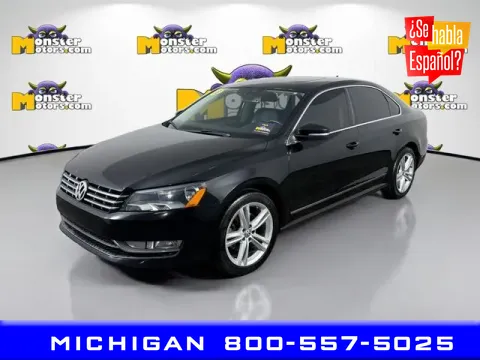 Black 2014 Volkswagen Passat TDI SE for sale in Michigan Center, MI