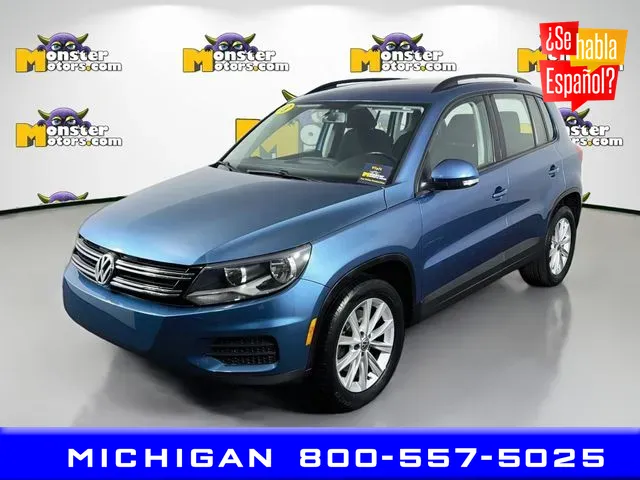 Blue 2018 Volkswagen Tiguan Limited 2.0T for sale in Michigan Center, MI