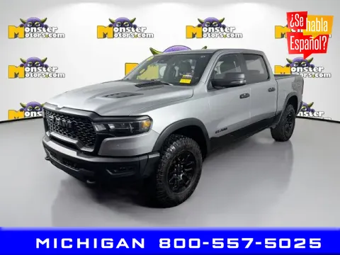 Silver 2025 Ram 1500 Rebel for sale in Michigan Center, MI