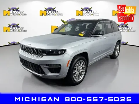 Silver 2023 Jeep Grand Cherokee Summit for sale in Michigan Center, MI