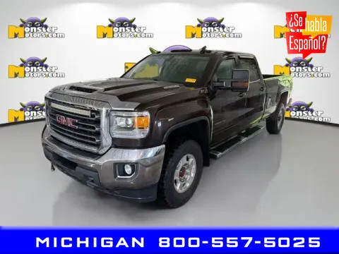Brown 2018 GMC Sierra 2500HD SLE for sale in Michigan Center, MI