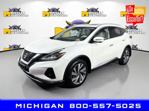 White 2021 Nissan Murano SL for sale in Michigan Center, MI