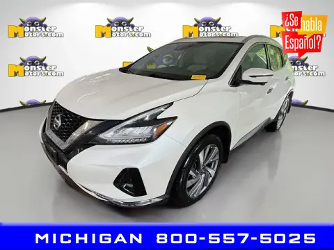 White 2021 Nissan Murano SL for sale in Michigan Center, MI