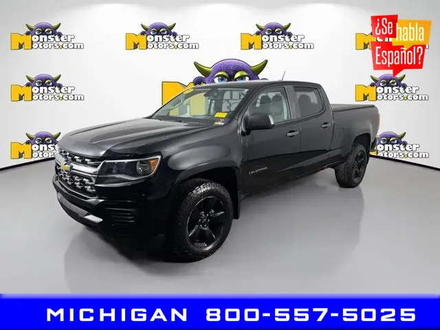 Black 2021 Chevrolet Colorado Work Truck for sale in Michigan Center, MI