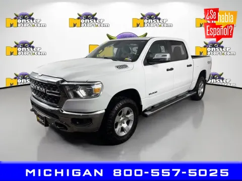 White 2023 Ram 1500 Big Horn/Lone Star for sale in Michigan Center, MI