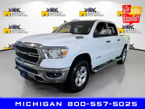 White 2023 Ram 1500 Big Horn/Lone Star for sale in Michigan Center, MI