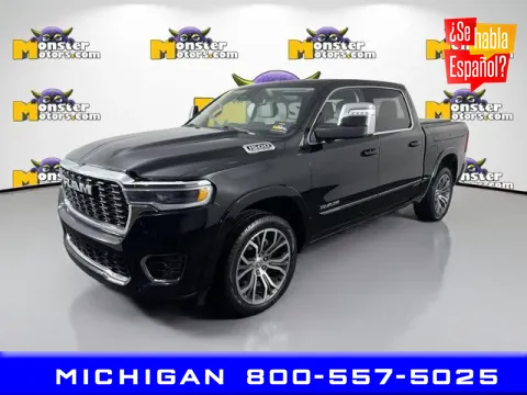 Black 2025 Ram 1500 Tungsten for sale in Michigan Center, MI