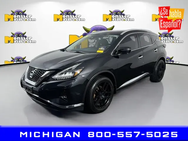 Black 2021 Nissan Murano Platinum for sale in Michigan Center, MI