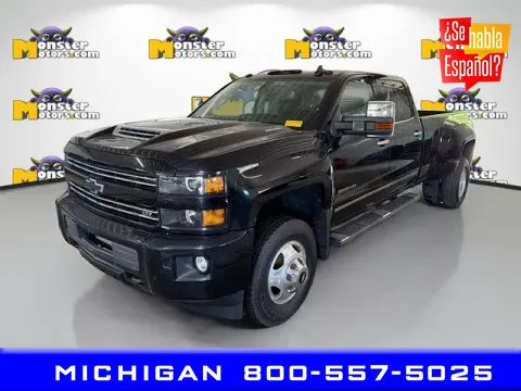 Black 2019 Chevrolet Silverado 3500HD LTZ for sale in Michigan Center, MI