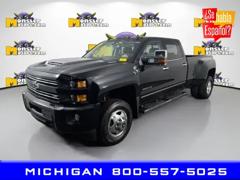 Black 2019 Chevrolet Silverado 3500HD LTZ for sale in Michigan Center, MI