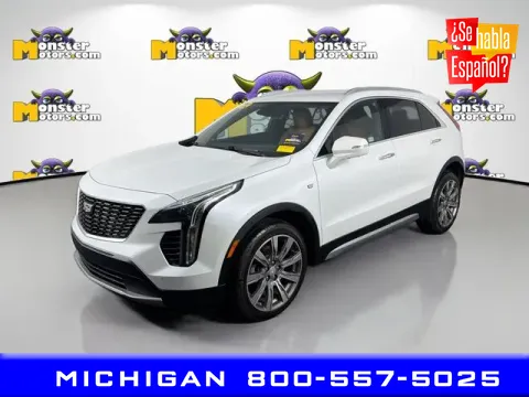 White 2022 Cadillac XT4 Premium Luxury for sale in Michigan Center, MI